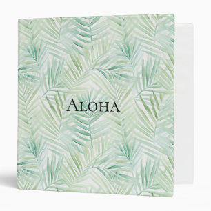 Classeur Feuilles Vertes Tropicales