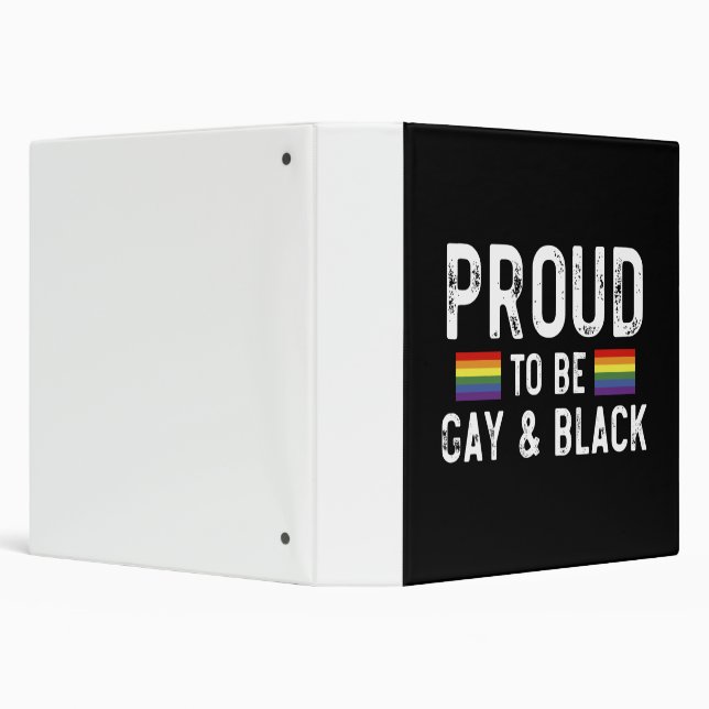 Classeur Fier d'être gay et noir (Arrière-plan)