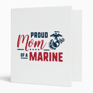 Classeur Fier maman d'un marin - Couleur