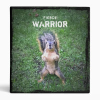Fierce Warrior | Ajouter Votre Nom Écureuil Drôle
