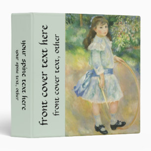 Classeur Fille au cerceau de Pierre Renoir, Art fin vintage