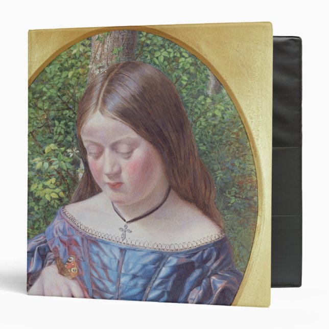 Classeur Fille avec un papillon (Devant/Intérieur)