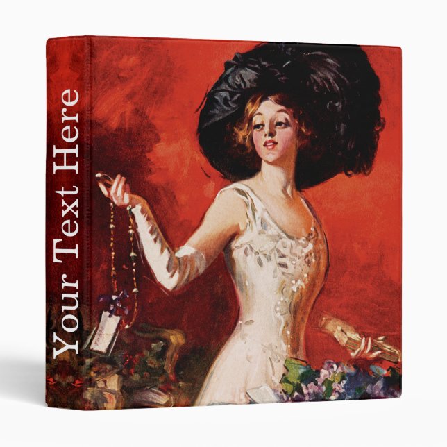 Classeur Fille de charme d'Edwardian (Devant/Côté)