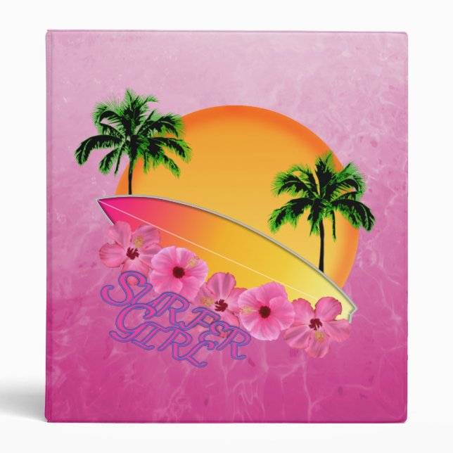 Classeur Fille de surfer (Devant)