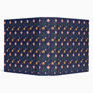 Classeur Fille Fleur Art Nouveau Design Floral Aesthétique