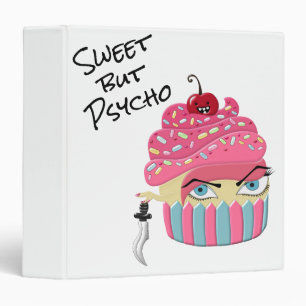 Classeur Fille rose effrayant Kawaii Cupcake Halloween Part