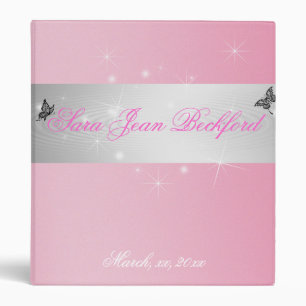 Classeur Fille Rose, Sweet sixteen, Personnalisé, Album pho