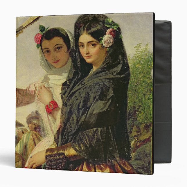Classeur Filles d'Alhambra (Devant/Intérieur)