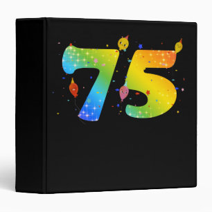 Classeur Filles de 75 ans 75e anniversaire