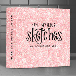 Classeur Filles Elégant rose Parties scintillant Artiste Ke