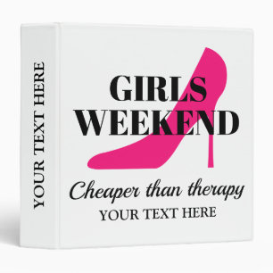 Classeur Filles week-end dames soirée sortie recette classe
