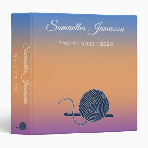 Classeur Fils Crochet coloré