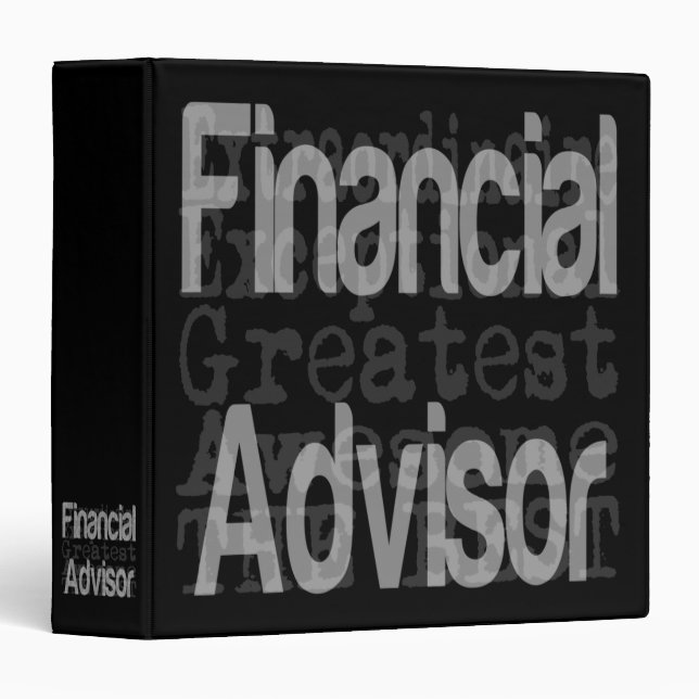 Classeur Financial Advisor Extraordinaire (Devant/Côté)