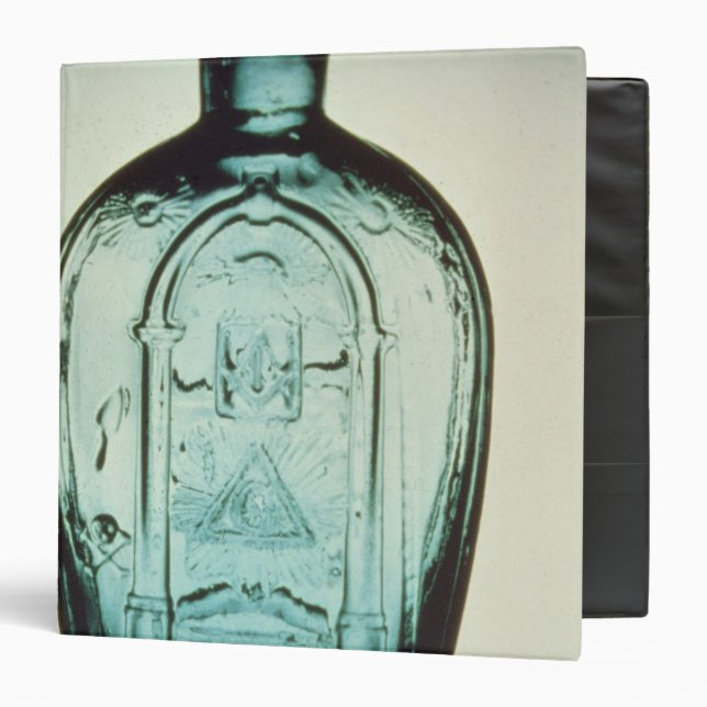 Classeur flacon maçonnique Moule-soufflé (Devant/Intérieur)