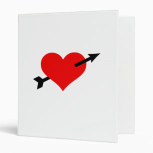 Classeur Flèche rouge de coeur