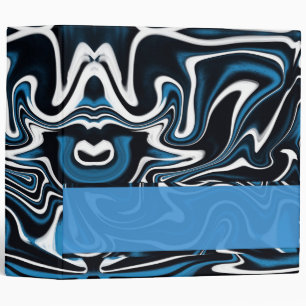Classeur Flèches bleues, noires et blanches
