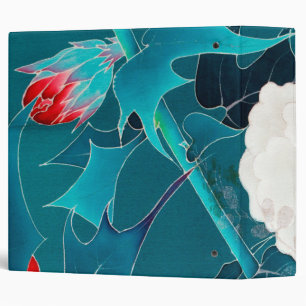 Classeur Fleur blanche, design japonais
