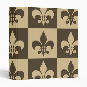 Classeur Fleur Brown de lis