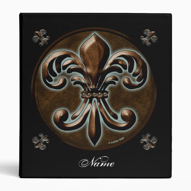 Classeur Fleur De Lis (Devant)