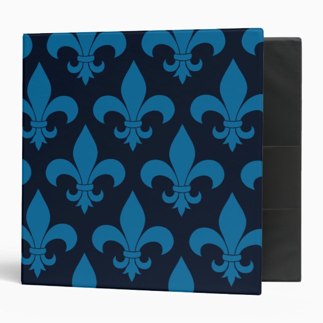 Classeur Fleur de lis Motif Classic (Devant/intérieur)