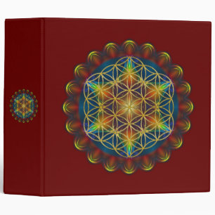 Classeur FLEUR DE VIE / Blume des Lebens - Mandala III
