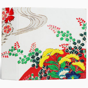 Classeur Fleur et eau courante, design japonais