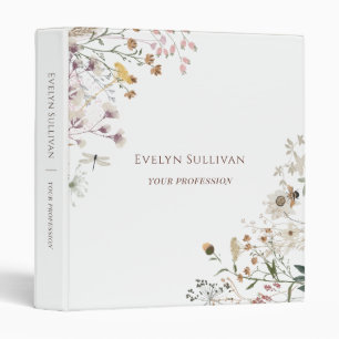 classeur fleur sauvage