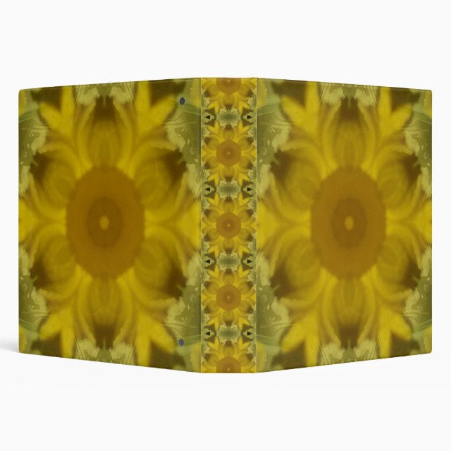Classeur Fleur soleil éclate dorée (Arrière-plan)