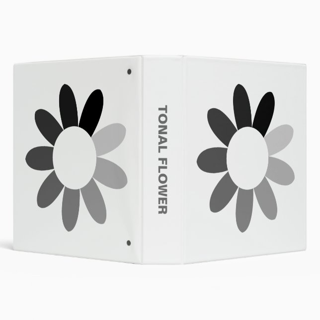 Classeur Fleur tonale minimale (1,5 po) (Arrière-plan)