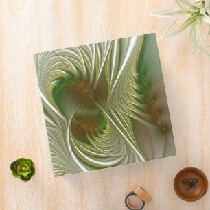 Classeur Fleurs de fantaisie fractale douces et tendres