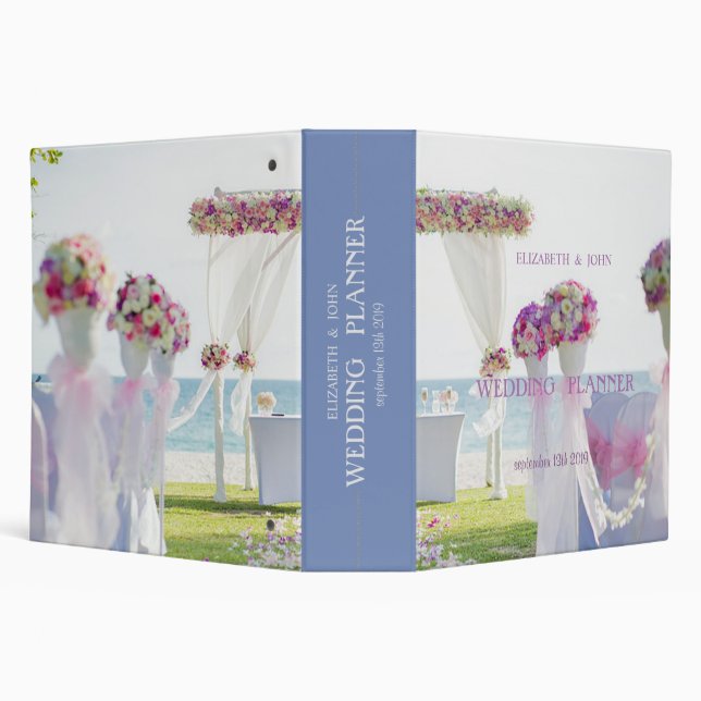 Classeur Fleurs de mariage sur la plage (Arrière-plan)