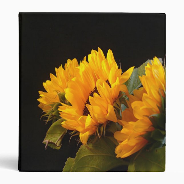 Classeur Fleurs de soleil (Devant)