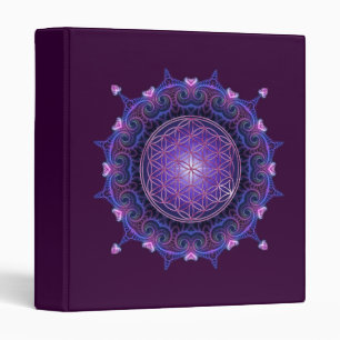 Classeur FLEURS DE VIE / Blume des Lebens - Mandala I