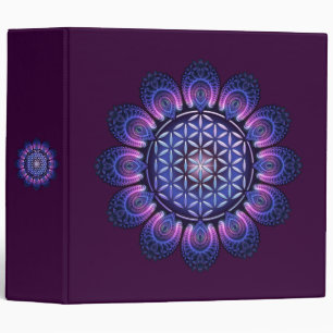 Classeur FLEURS DE VIE / Blume des Lebens - Mandala II