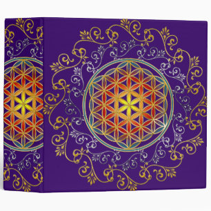 Classeur FLEURS DE VIE / Blume des Lebens - Ornement IV