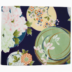 Classeur Fleurs, design japonais