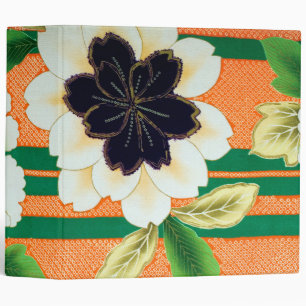 Classeur Fleurs, design japonais