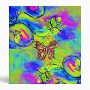 CLASSEUR FLEURS ET BUTTERFLITS BLANCS
