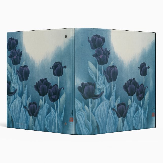 Classeur Fleurs foncées (Arrière-plan)