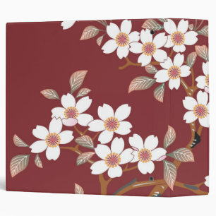 Classeur Fleurs japonaises de cerises