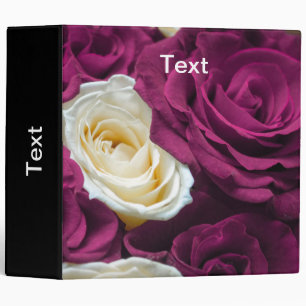 Classeur Fleurs marsala rose feuille à fleurs à imprimer il