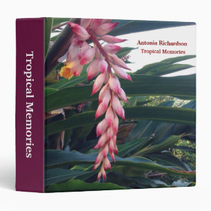 Classeur Fleurs roses Jardin botanique Nature Personnaliser