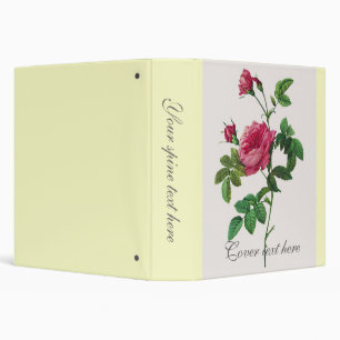 Classeur Fleurs roses roses, Pierre Joseph Redouté