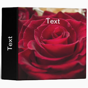 Classeur Fleurs roses rouges foto floral imprimé illustrati