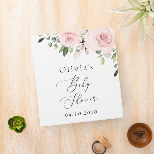 Classeur Fleurs Rouges, Fleurs Roses, Boho, Baby shower