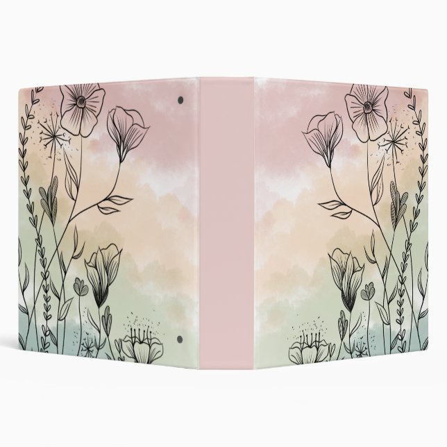 Classeur Fleurs sauvages Ombre (Arrière-plan)