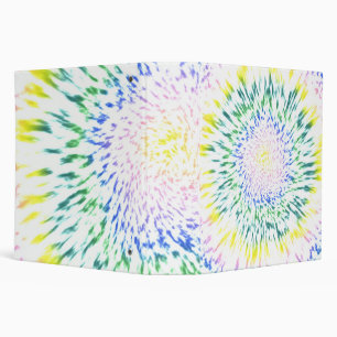 Classeur Fleurs Shibori floral teint Dye Hippie Retro