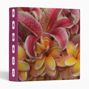 Classeur Fleurs tropicales
