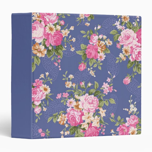 Classeur floral (Devant/Côté)