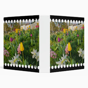Classeur floral à 3 anneaux